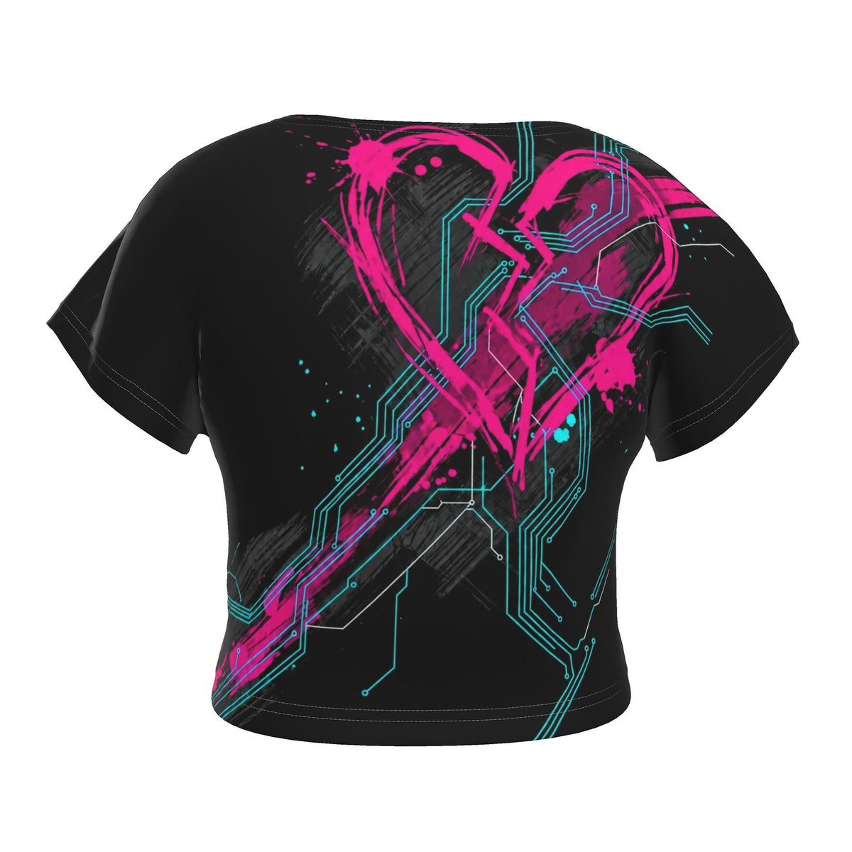 Heartbreak Hardware | Shattered Circuit Crop Top
