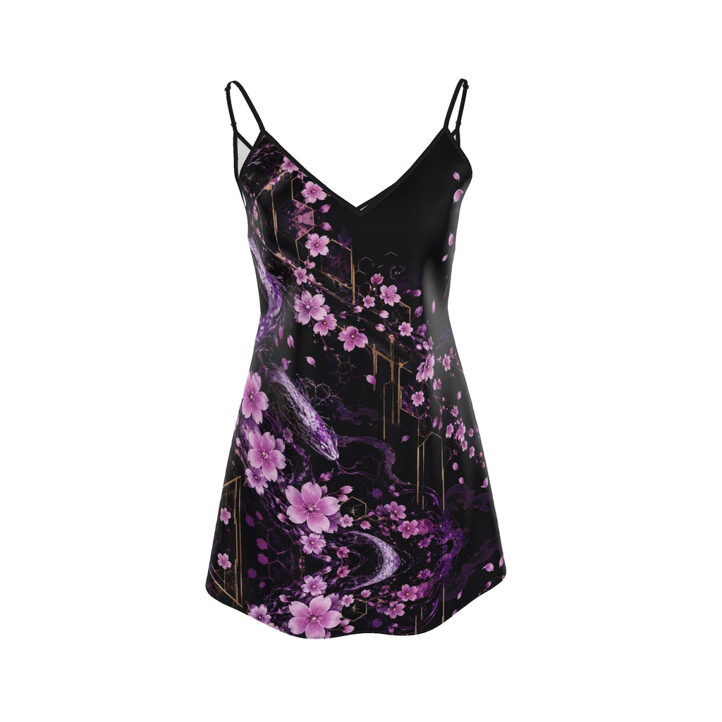 Shadow Bloom | Designer Mini Slip Dress