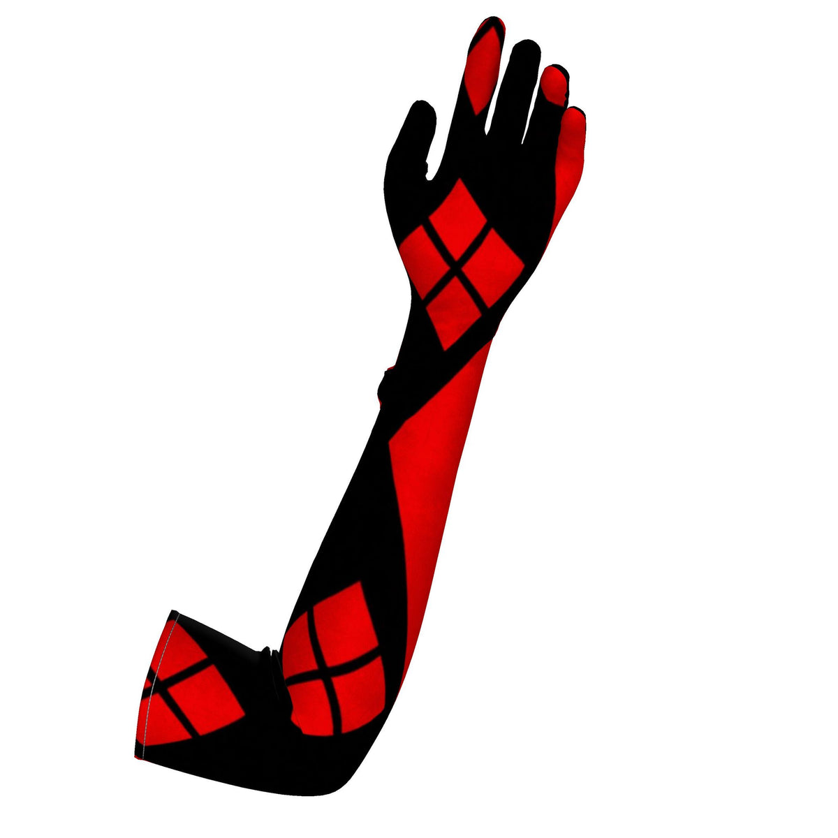CRIMSON VICE | Harlequin Velvet Opera Gloves