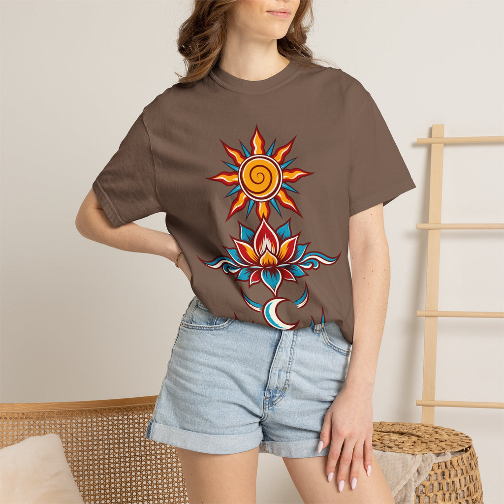 Solar Lotus — Krystal Starr Celestial Wear Unisex Graphic Tee