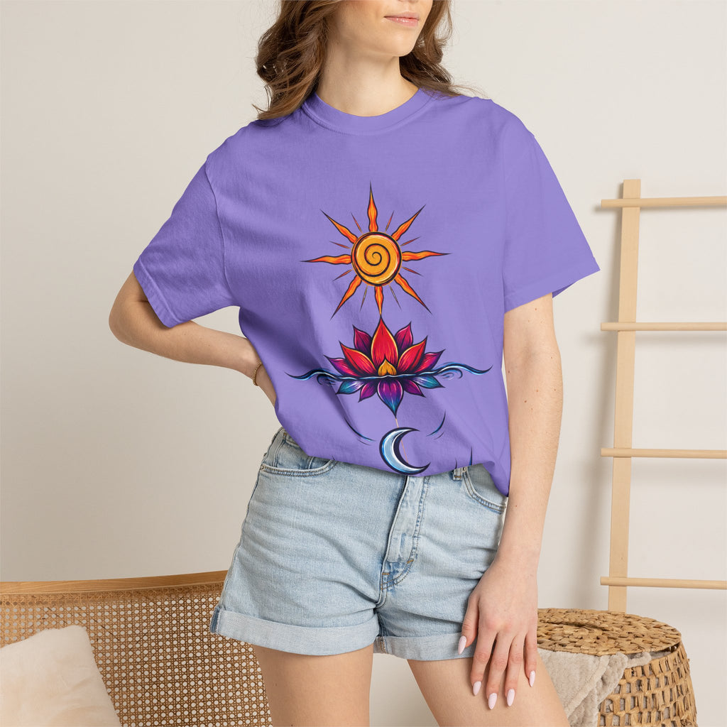 Solar Lotus — Krystal Starr Celestial Wear Unisex Graphic Tee