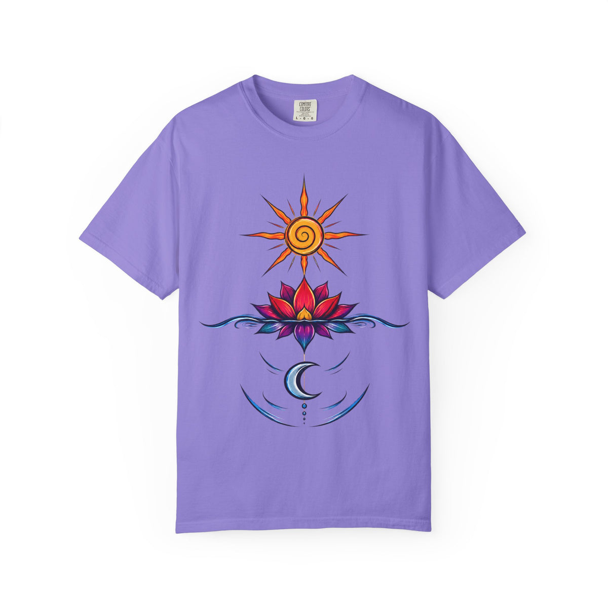 Solar Lotus — Krystal Starr Celestial Wear Unisex Graphic Tee