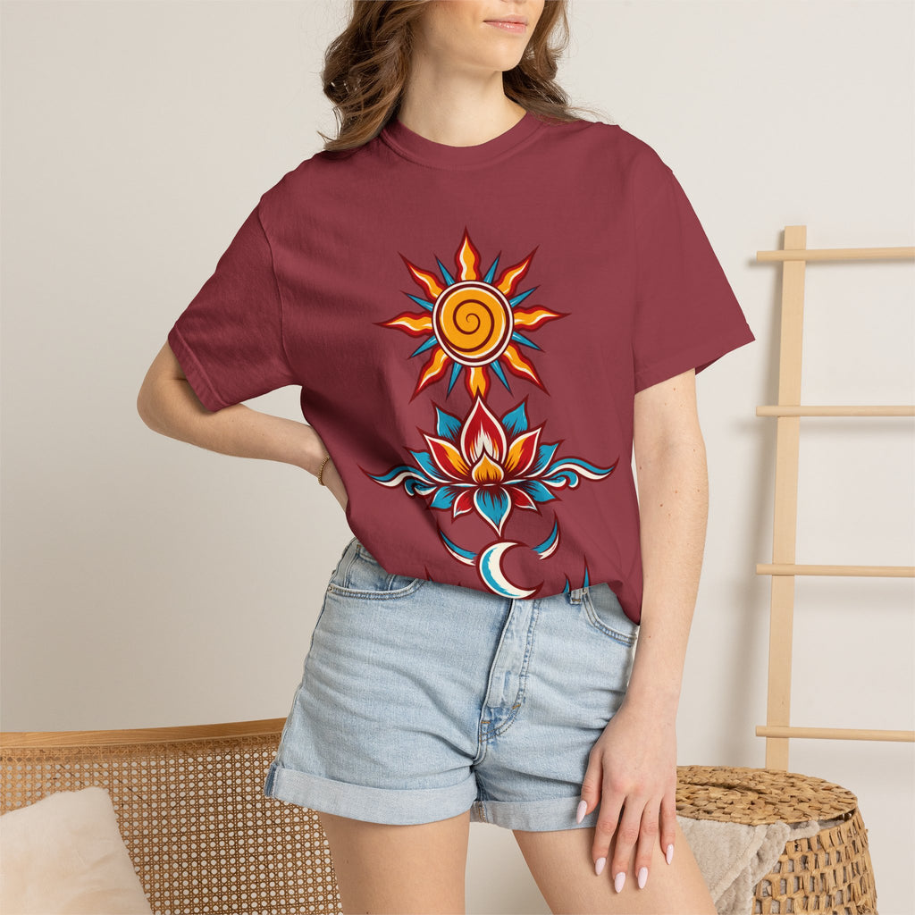 Solar Lotus — Krystal Starr Celestial Wear Unisex Graphic Tee