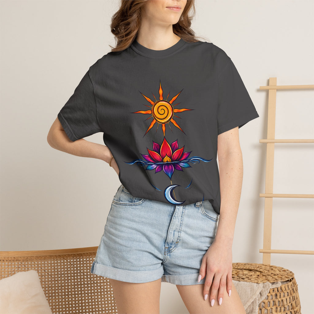 Solar Lotus — Krystal Starr Celestial Wear Unisex Graphic Tee