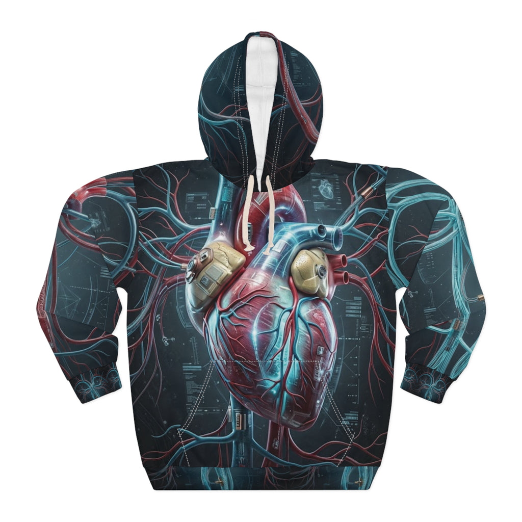 VITAL SIGNS Cyberdelia Skunkworks · All-Over-Print Hoodie
