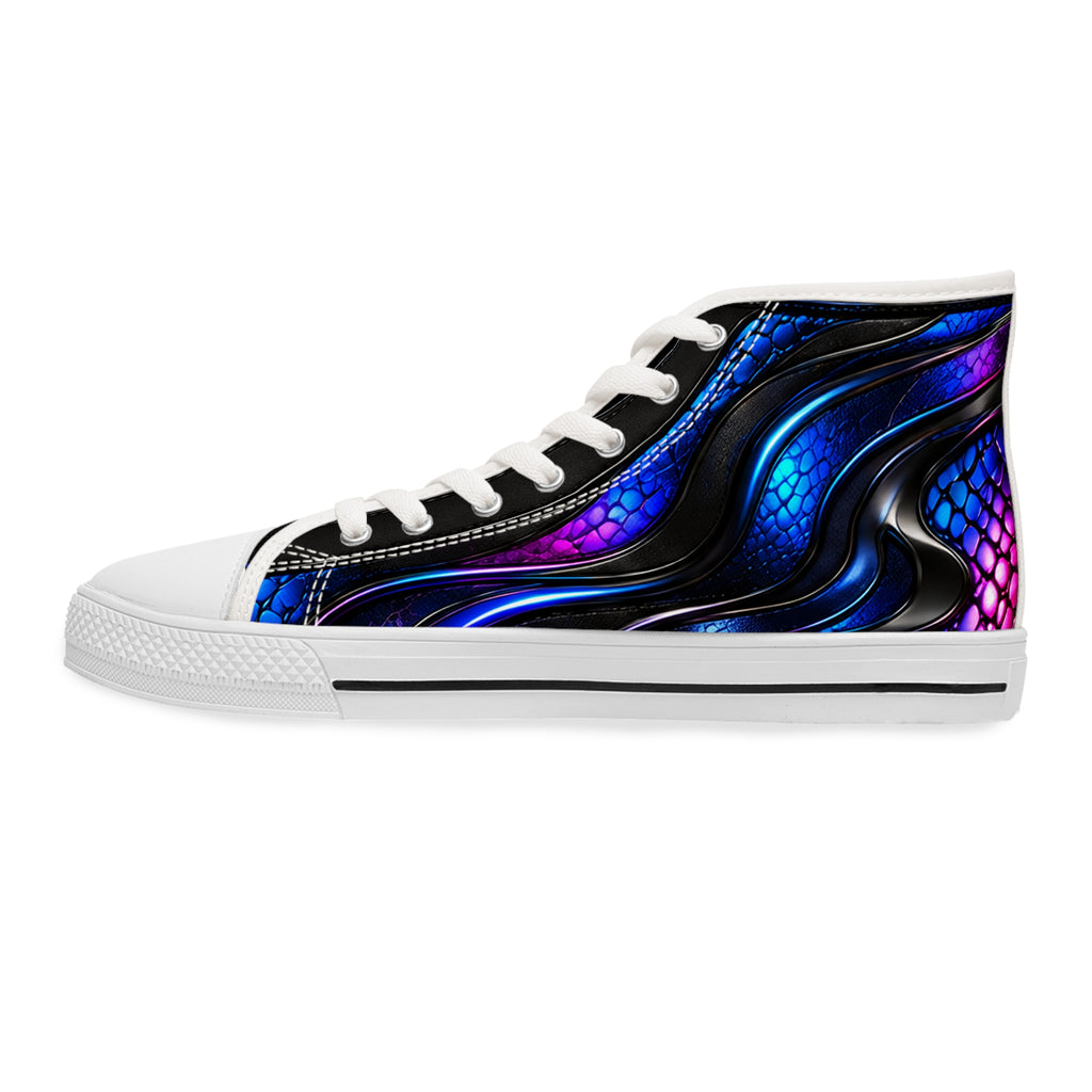 VENOM VEIL Women's High-Top Sneakers | Cyberdelia Skunkworks