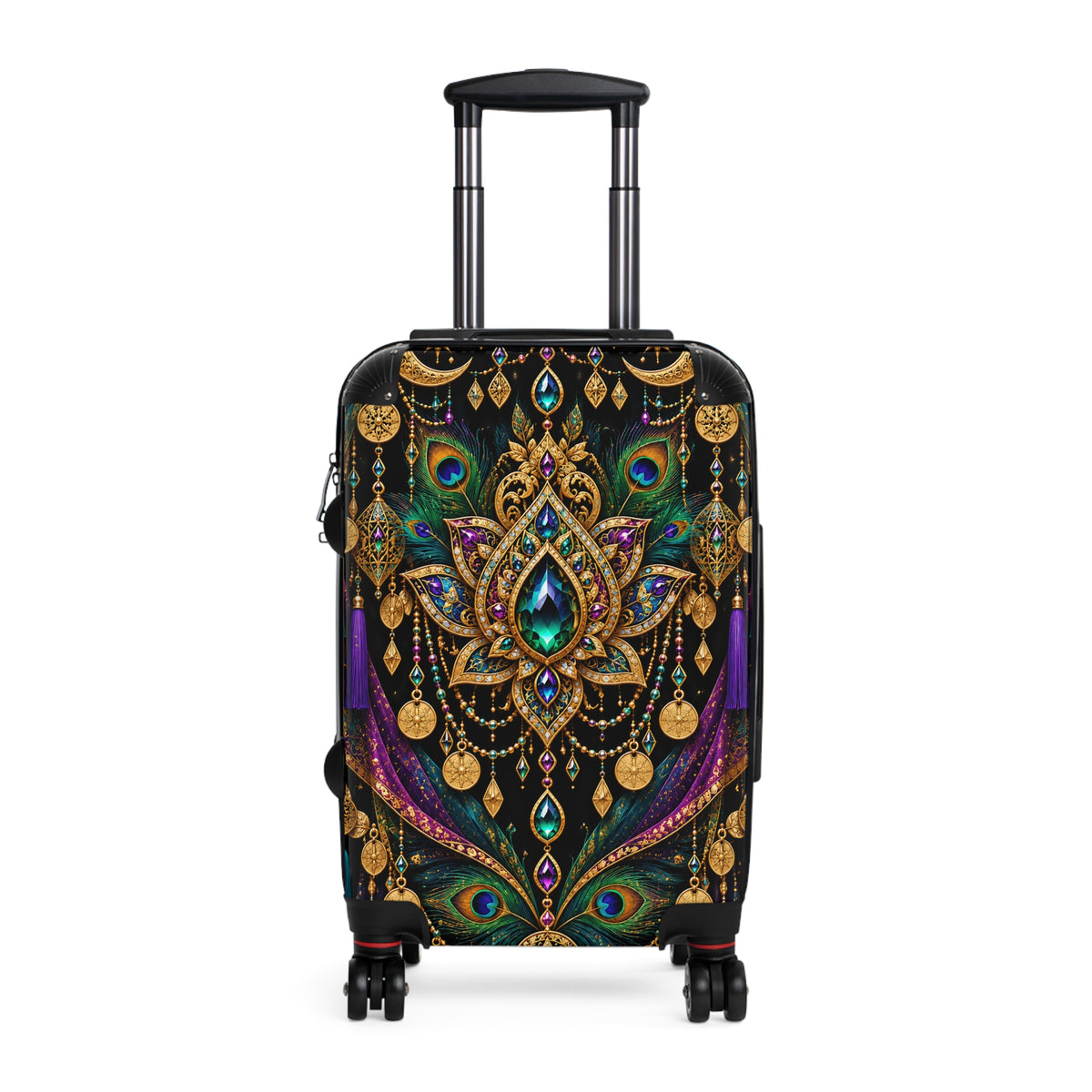 Peacock Mirage | Hard-Shell Spinner Suitcase
