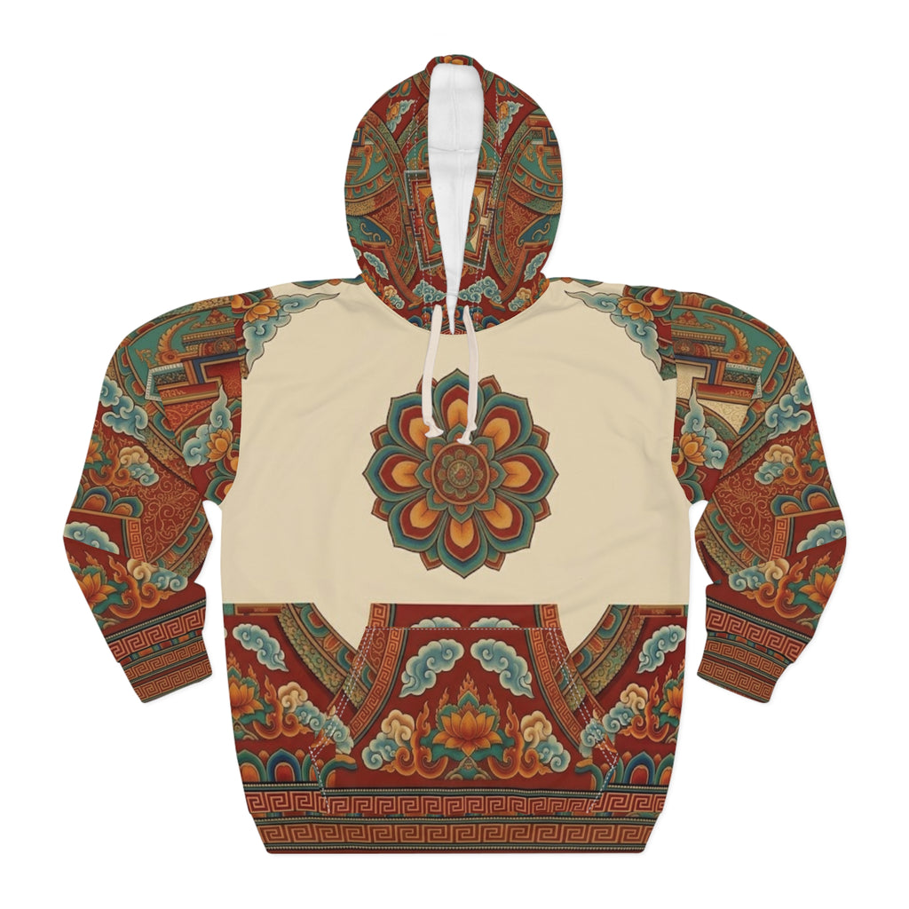 The Saffron Gate — All-Over Print Hoodie