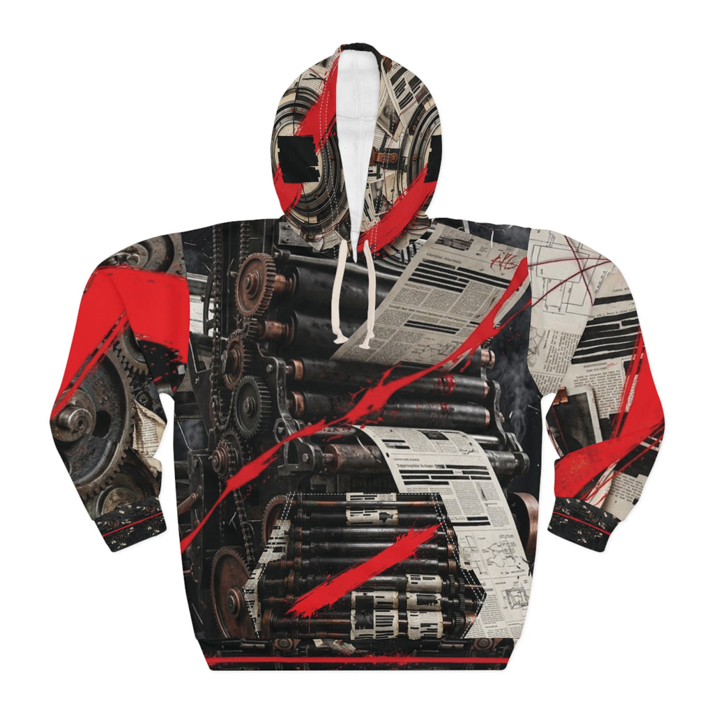 DEADLINE ZERO Cyberdelia Skunkworks AOP HOODIE