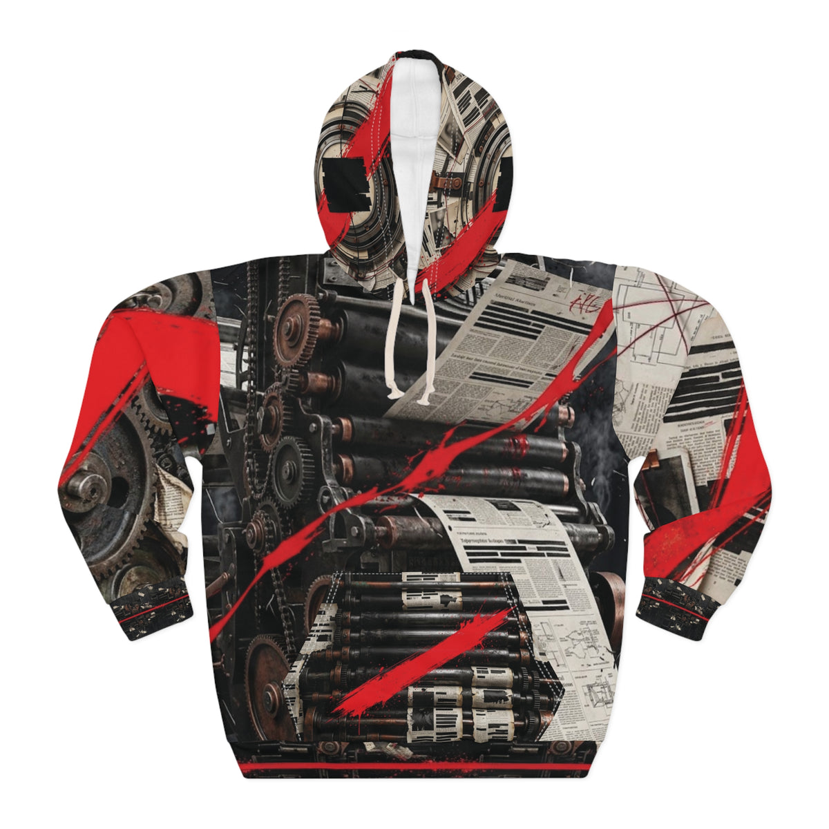 DEADLINE ZERO Cyberdelia Skunkworks AOP HOODIE