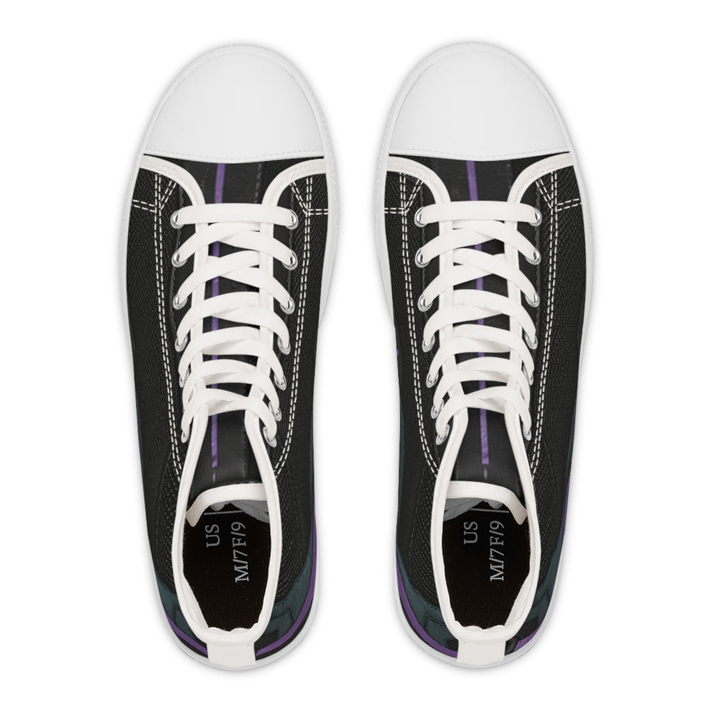 GHOST WEAVE Women’s High-Top Sneakers | Cyberdelia Skunkworks