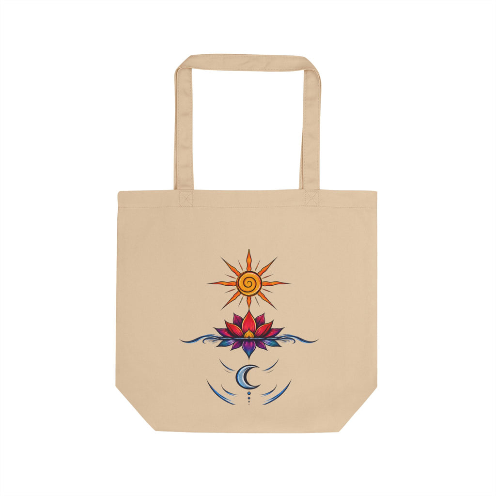 Solar Lotus Eco Tote — Krystal Starr Celestial Wear