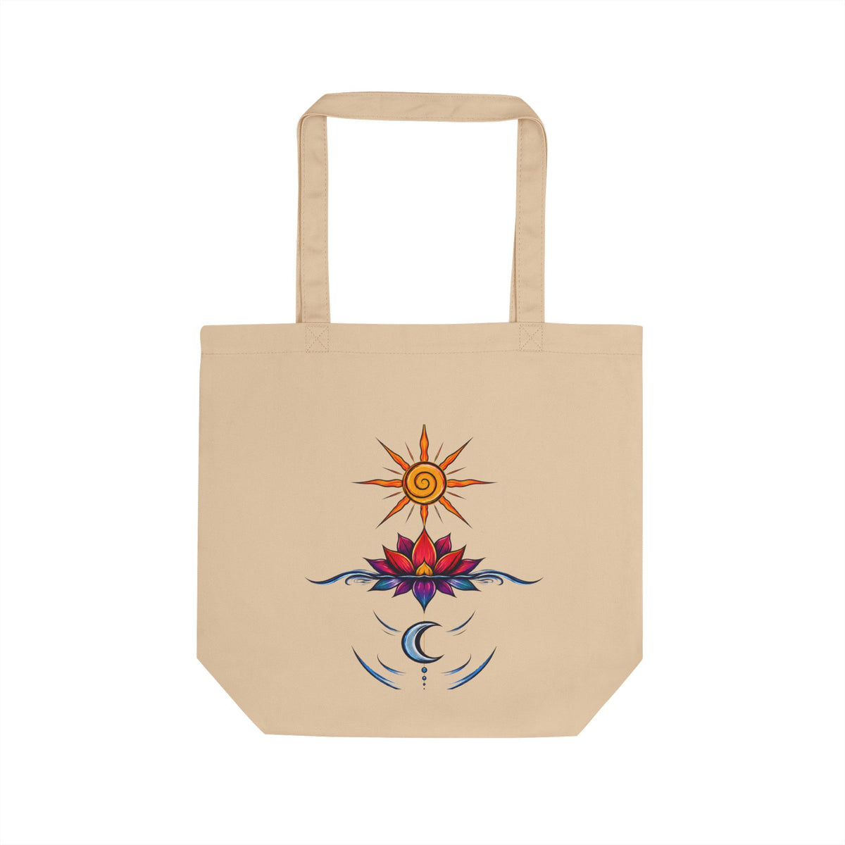 Solar Lotus Eco Tote — Krystal Starr Celestial Wear