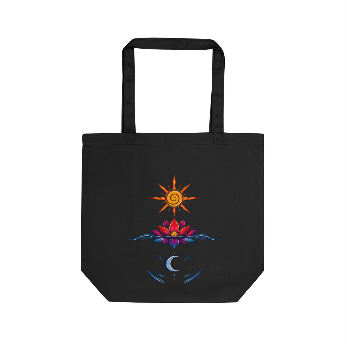 Solar Lotus Eco Tote — Krystal Starr Celestial Wear
