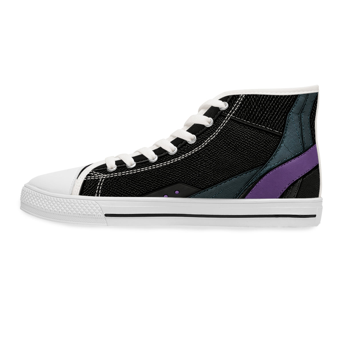 GHOST WEAVE Women’s High-Top Sneakers | Cyberdelia Skunkworks