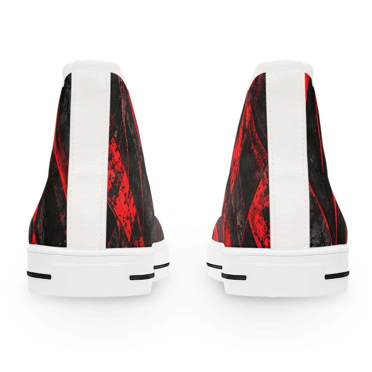 CRIMSON VICE Women's High-Top Sneakers | Cyberdelia Skunkworks