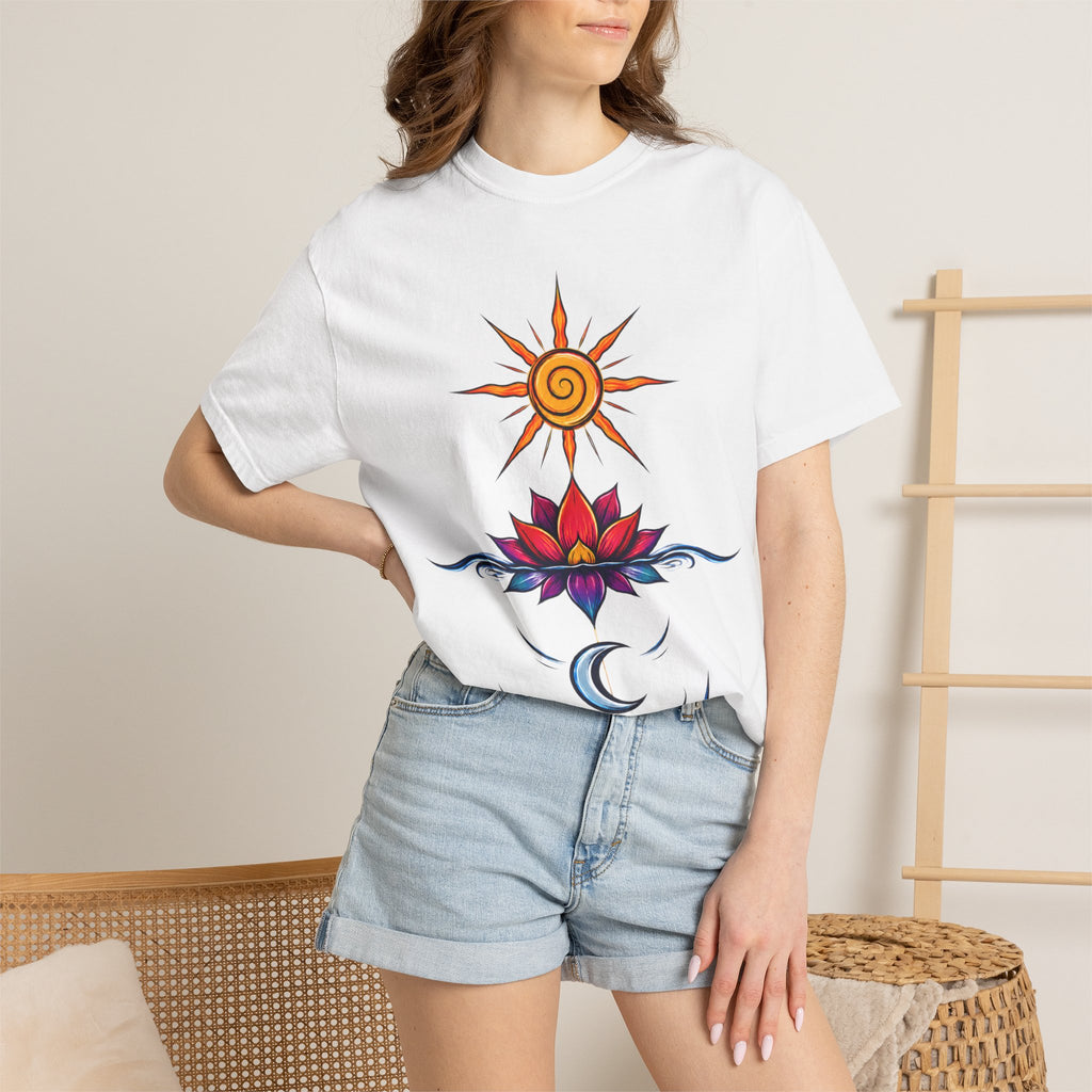 Solar Lotus — Krystal Starr Celestial Wear Unisex Graphic Tee