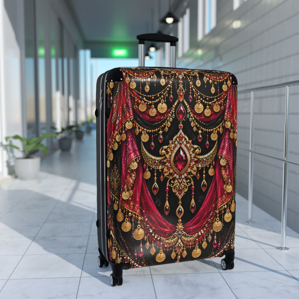 Crimson Baladi | Hard-Shell Spinner Suitcase