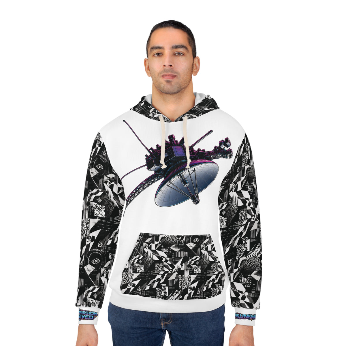 Cyberdelia Signal Lost // All-Over Print Hoodie
