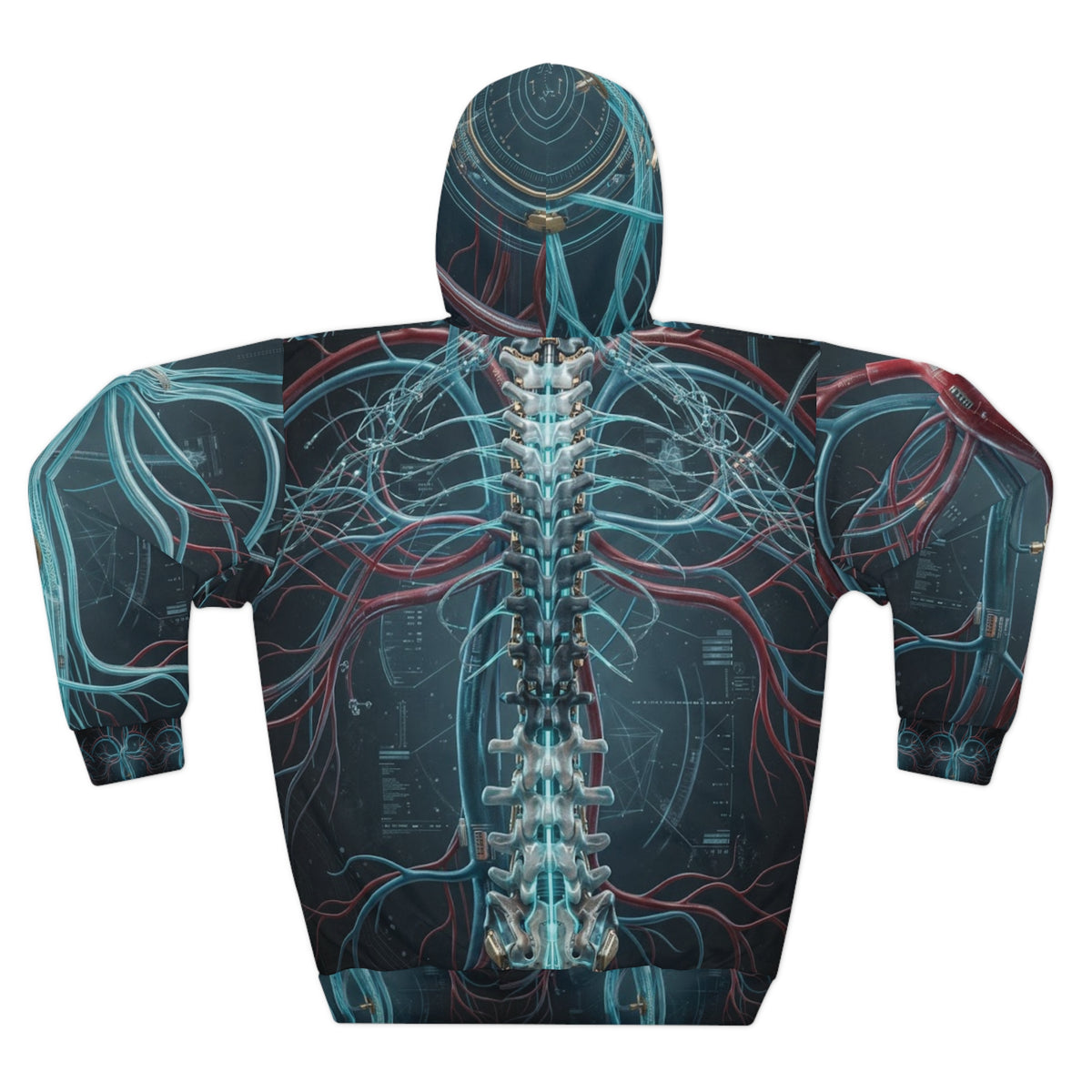 VITAL SIGNS Cyberdelia Skunkworks · All-Over-Print Hoodie