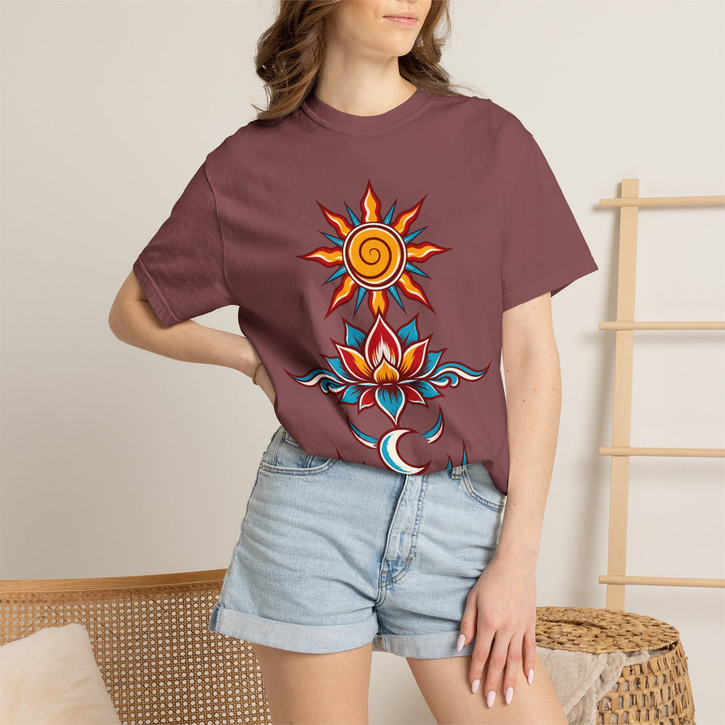 Solar Lotus — Krystal Starr Celestial Wear Unisex Graphic Tee