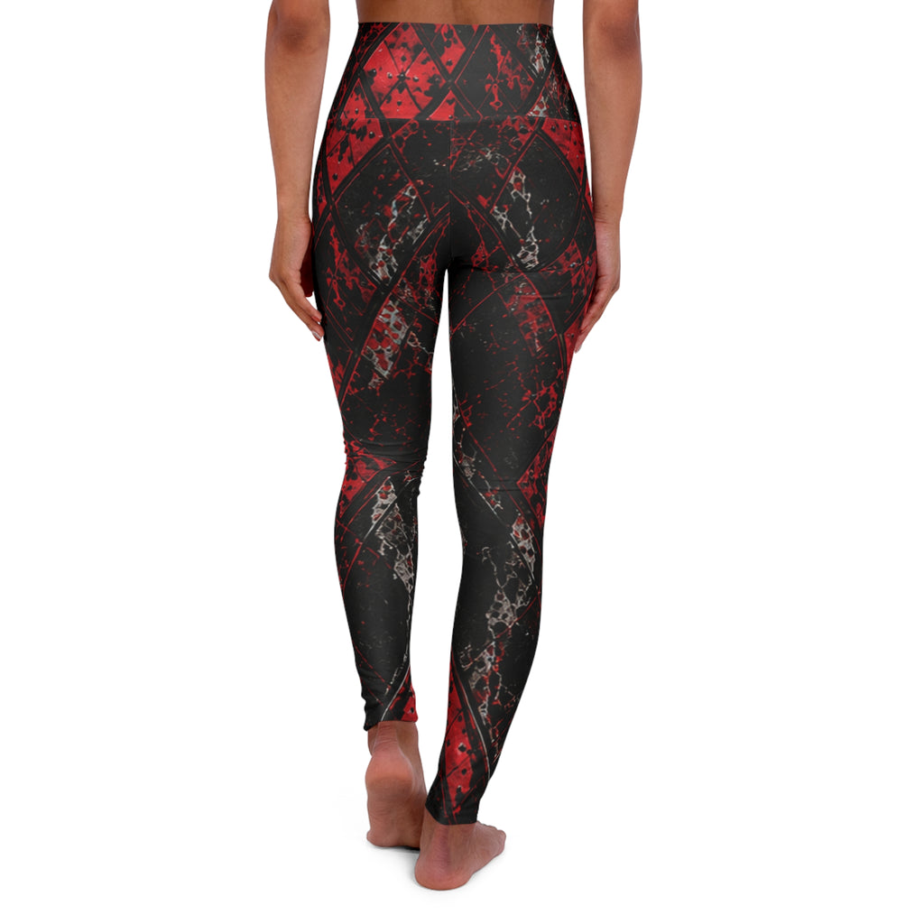 CRIMSON VICE | Afterdark Leggings Women's High-Waisted All-Over Print Leggings | Cyberdelia Skunkworks