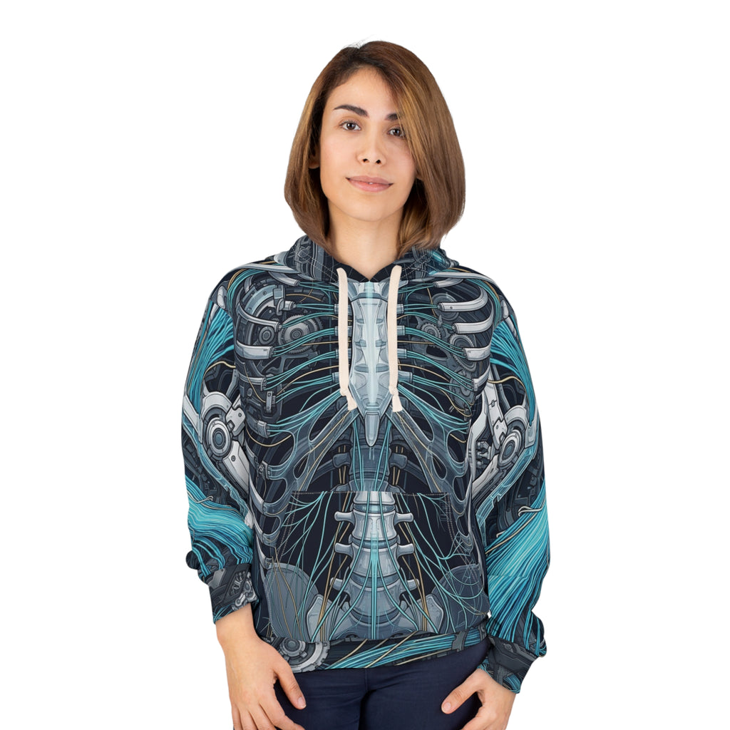 GHOST IN THE MACHINE Cyberdelia Skunkworks | All-Over Print Hoodie