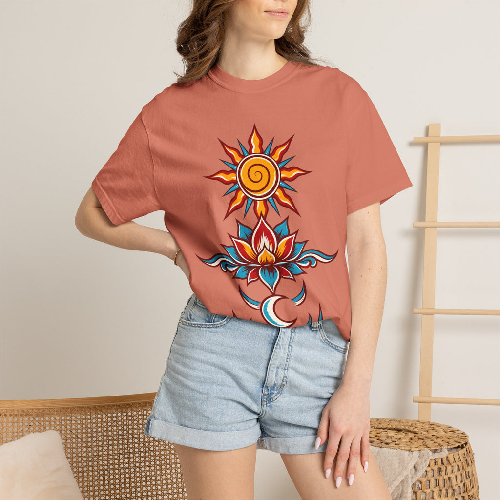 Solar Lotus — Krystal Starr Celestial Wear Unisex Graphic Tee