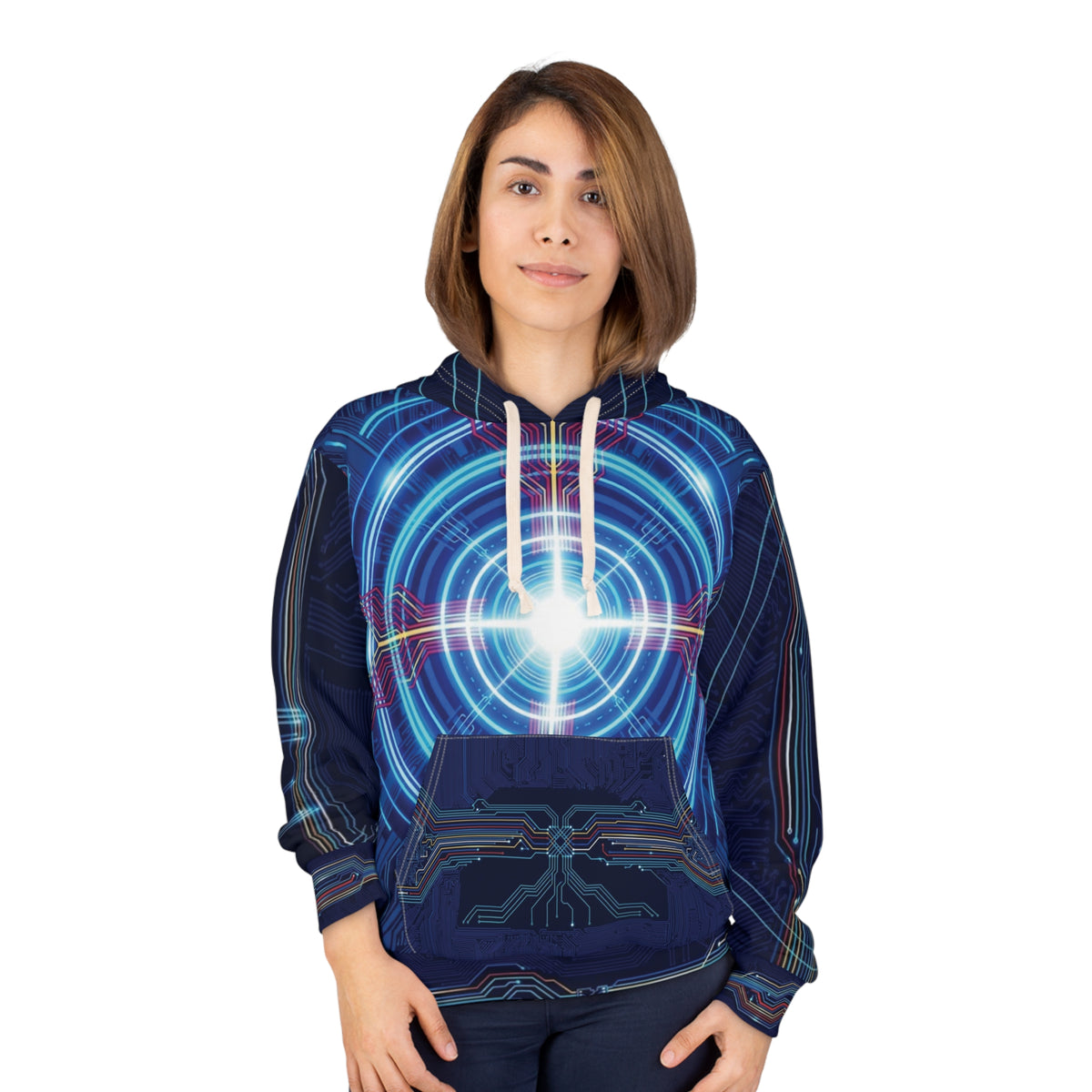 Synaptic Cathedral AOP HOODIE