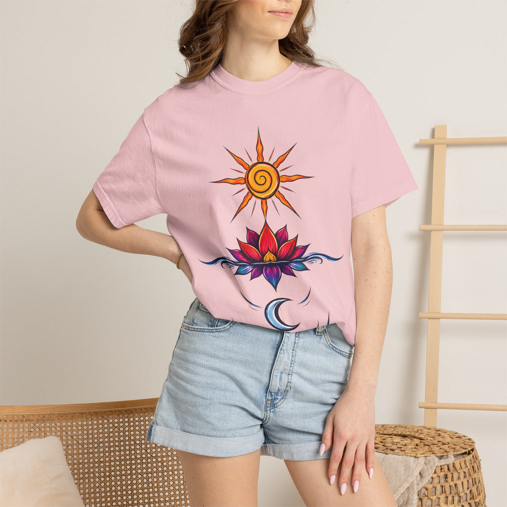 Solar Lotus — Krystal Starr Celestial Wear Unisex Graphic Tee