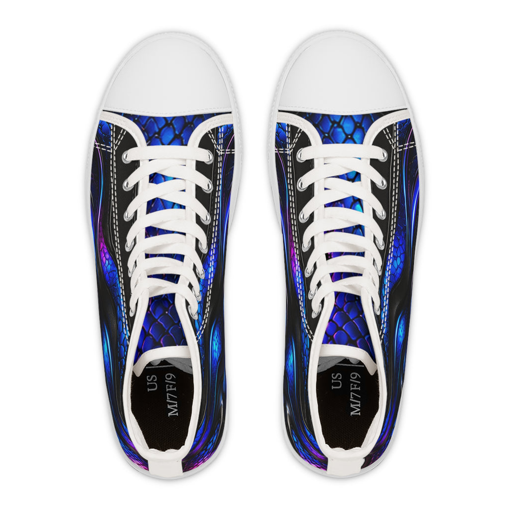 VENOM VEIL Women's High-Top Sneakers | Cyberdelia Skunkworks