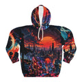 After the Fall Cyberpunk All-Over Print Hoodie