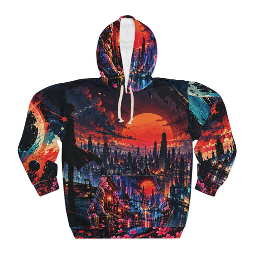 After the Fall Cyberpunk All-Over Print Hoodie