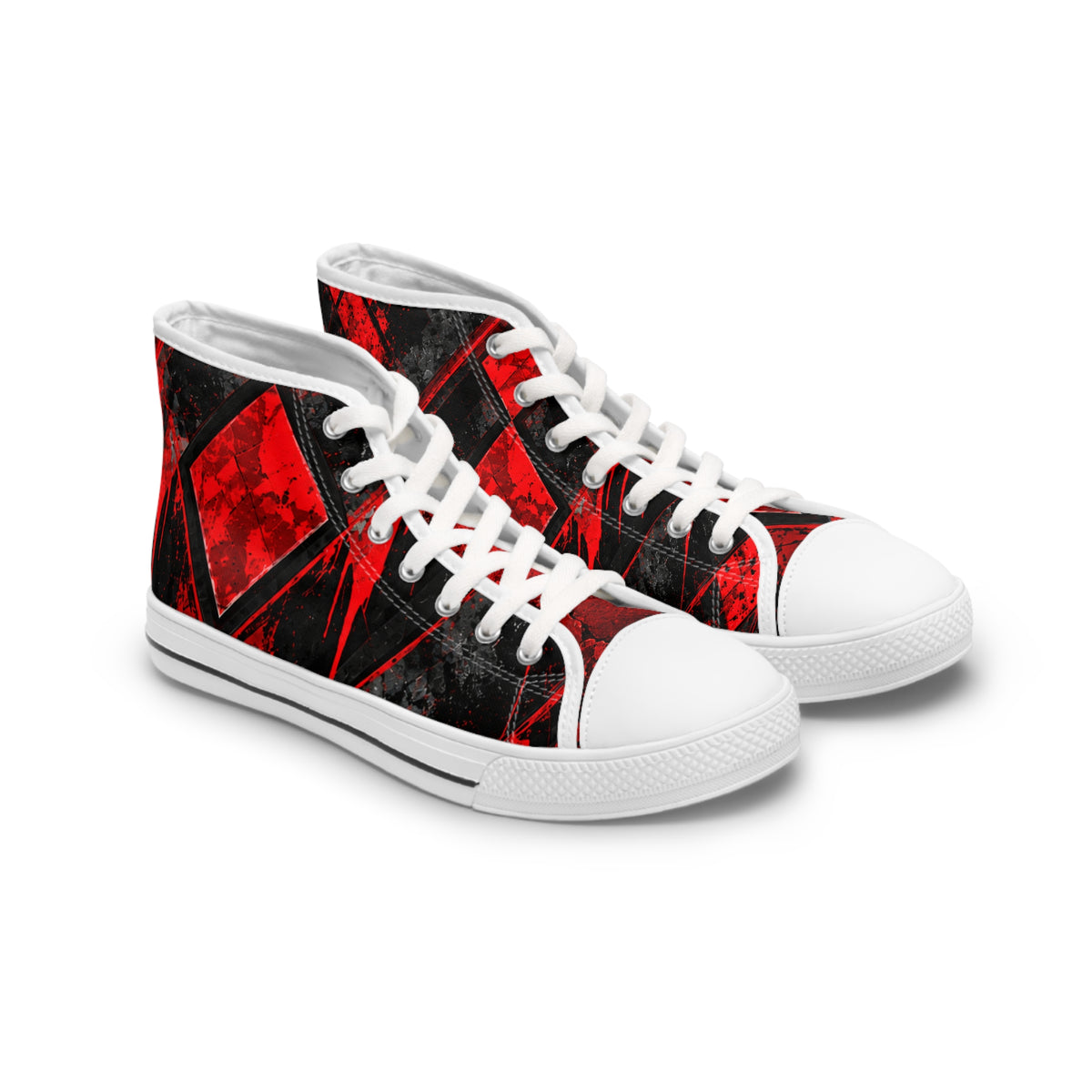 CRIMSON VICE Women's High-Top Sneakers | Cyberdelia Skunkworks