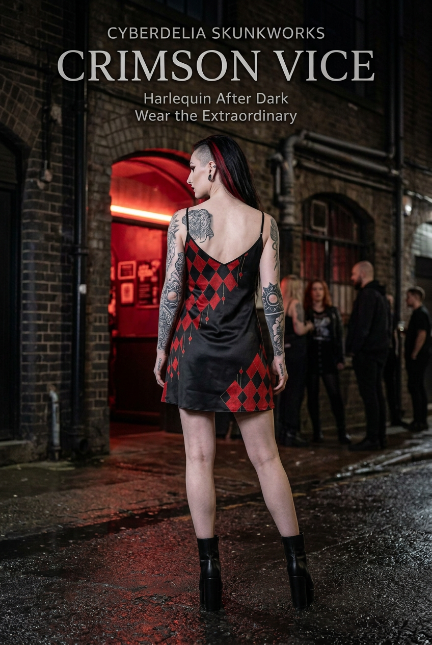 Harlequin After Dark branded rear-view