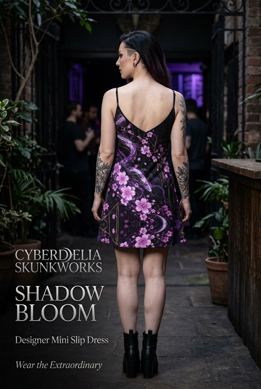 Shadow Bloom branded rear-view draft