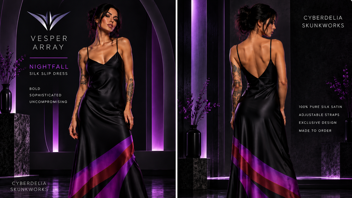 Nightfall | Vesper Array | Silk Slip Dress